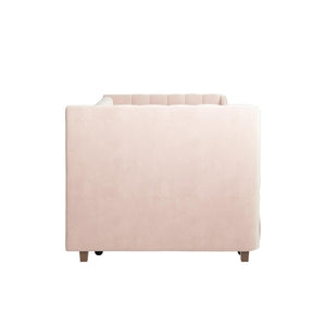 Max & Finn Valentina Upholstered Daybed and Trundle - Pink - Twin