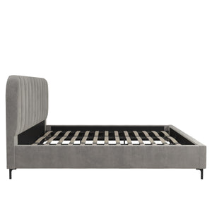 DHP Callie Upholstered Bed - Light Gray - King