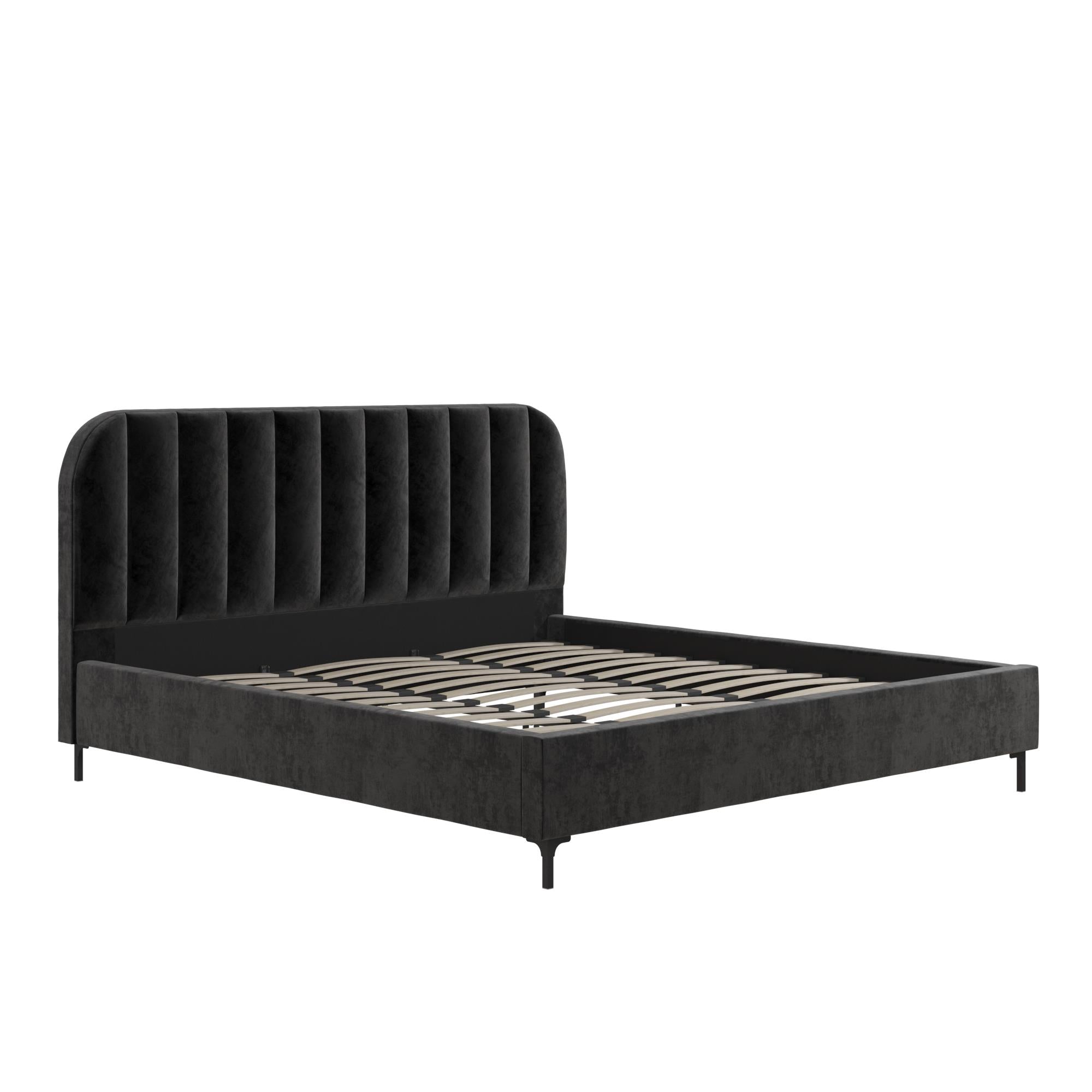 DHP Callie Upholstered Bed - Black - King