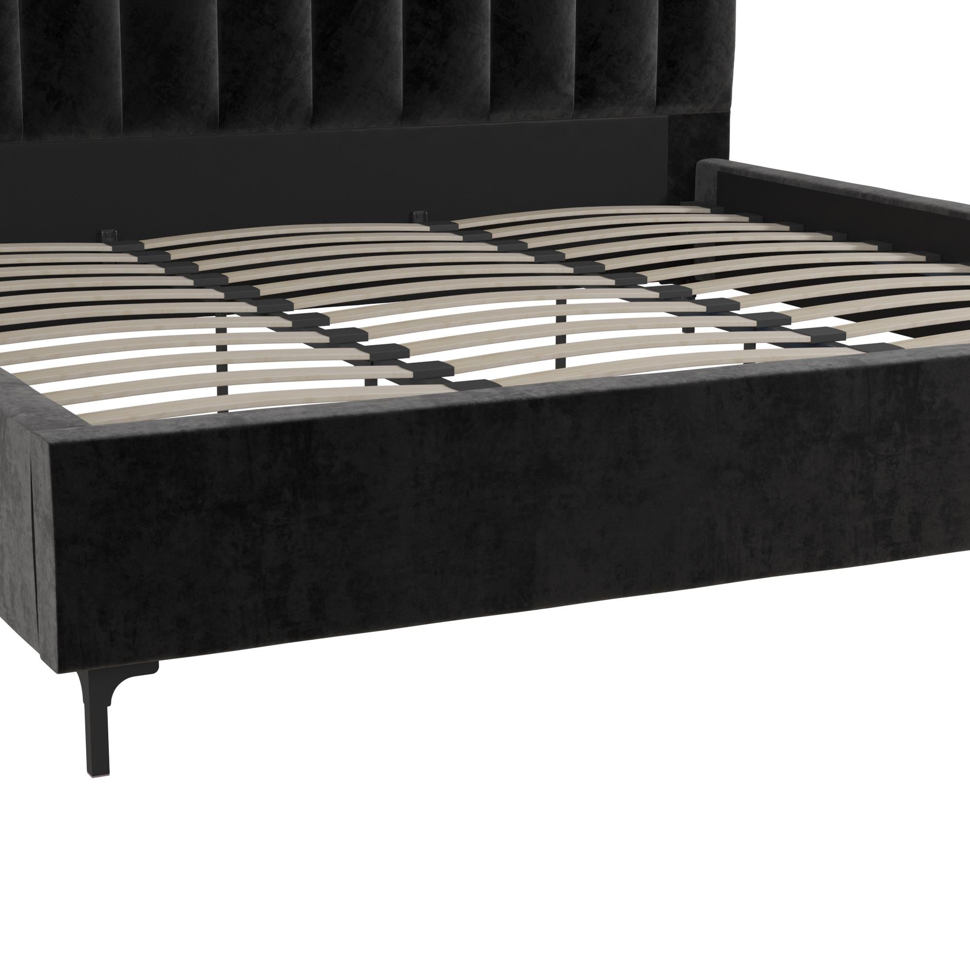 DHP Callie Upholstered Bed - Black - King