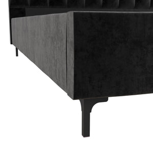 DHP Callie Upholstered Bed - Black - King