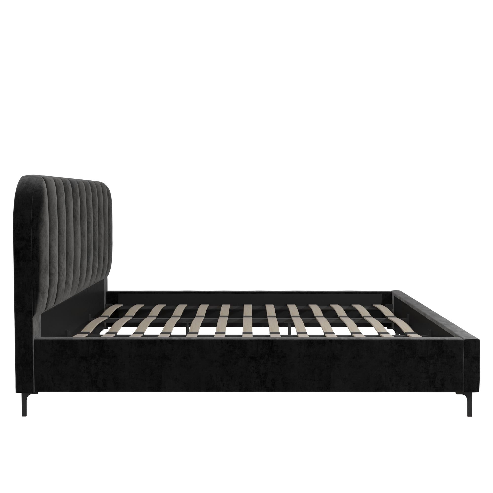DHP Callie Upholstered Bed - Black - King