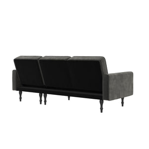 RealRooms Edison Sectional Futon Sofa Bed - Gray
