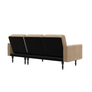RealRooms Edison Sectional Futon Sofa Bed - Tan