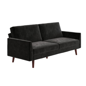 DHP Jules Futon Sofa Bed - Black