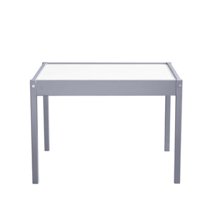 Max & Finn Hunter 3-Piece Kiddy Table & Chair Kids Set - Gray