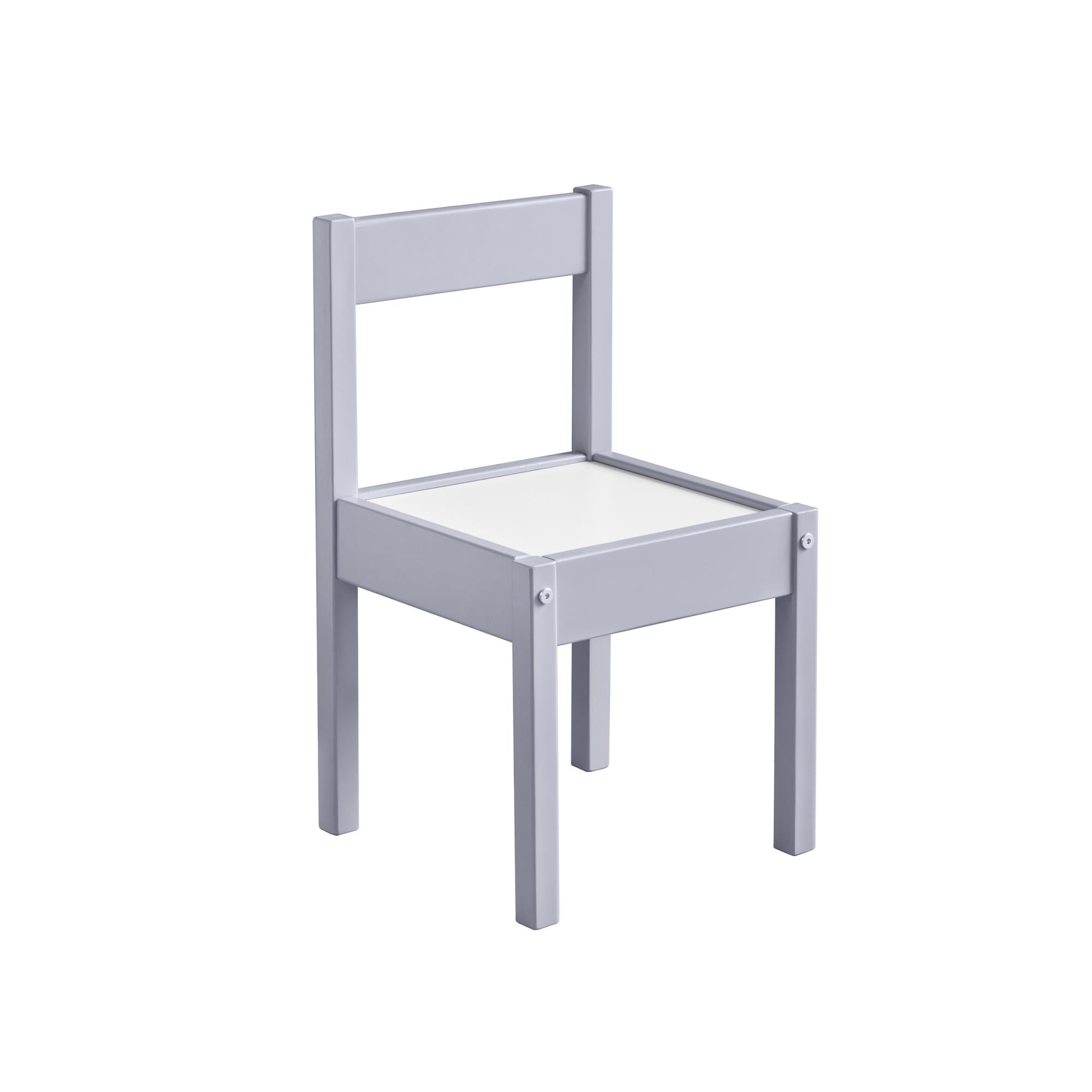 Max & Finn Hunter 3-Piece Kiddy Table & Chair Kids Set - Gray