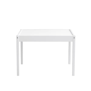 Max & Finn Hunter 3-Piece Kiddy Table & Chair Kids Set - White