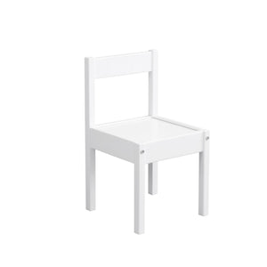 Max & Finn Hunter 3-Piece Kiddy Table & Chair Kids Set - White