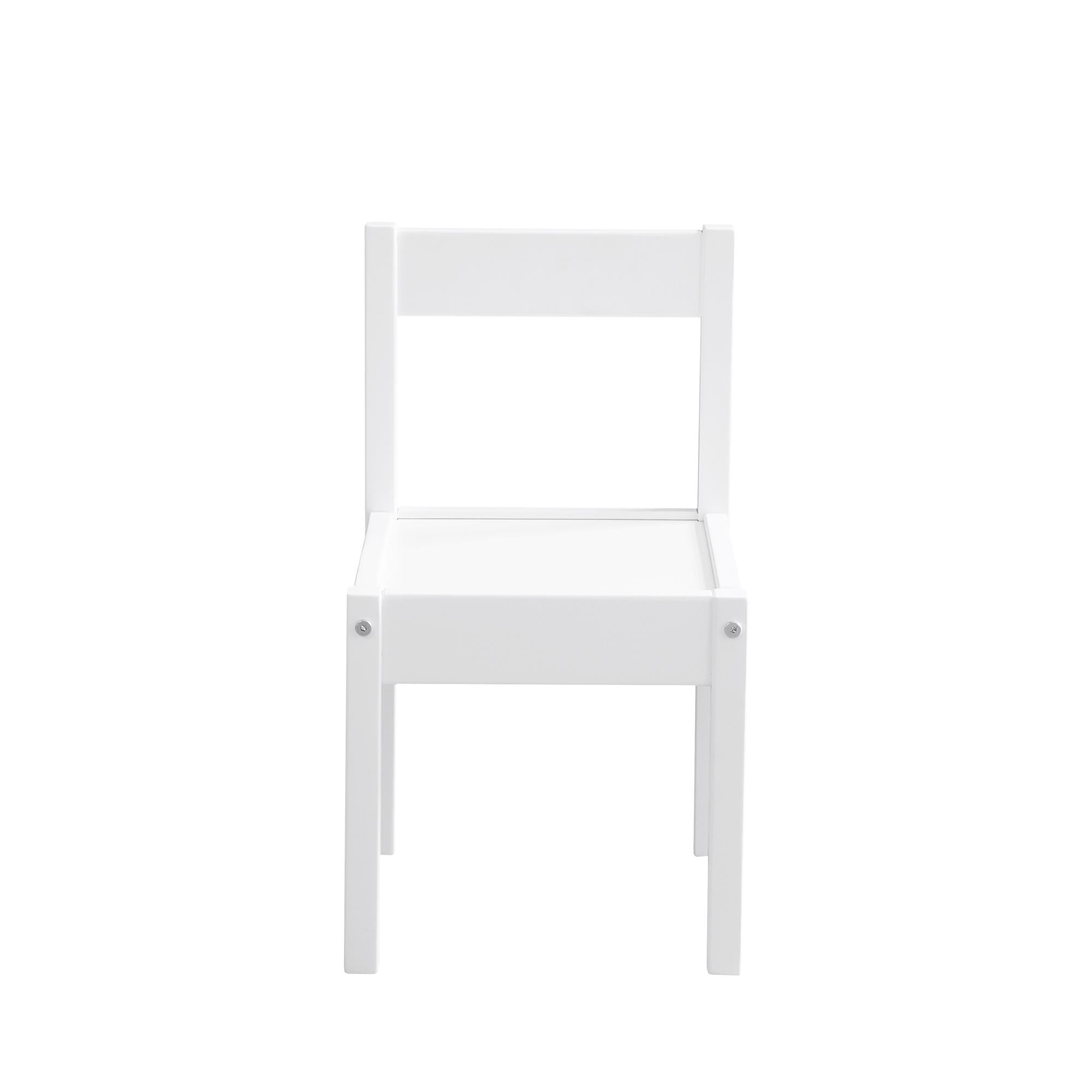 Max & Finn Hunter 3-Piece Kiddy Table & Chair Kids Set - White