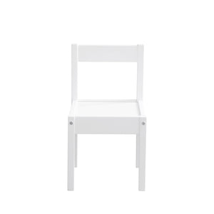 Max & Finn Hunter 3-Piece Kiddy Table & Chair Kids Set - White