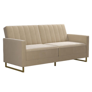 Novogratz Skylar Futon Sofa Bed - Ivory