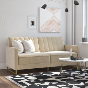 Novogratz Skylar Futon Sofa Bed - Ivory