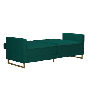 Novogratz Skylar Futon Sofa Bed - Green