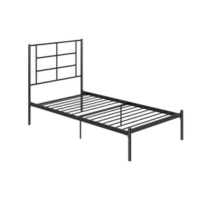 RealRooms Praxis Metal Bed - Black - Twin