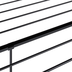 RealRooms Praxis Metal Bed - Black - Twin