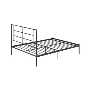 RealRooms Praxis Metal Bed - Black - Full