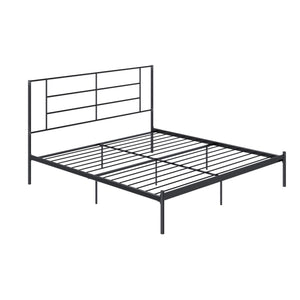 RealRooms Praxis Metal Bed - Black - King