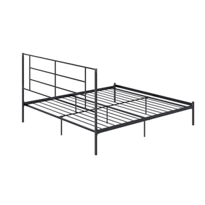 RealRooms Praxis Metal Bed - Black - King