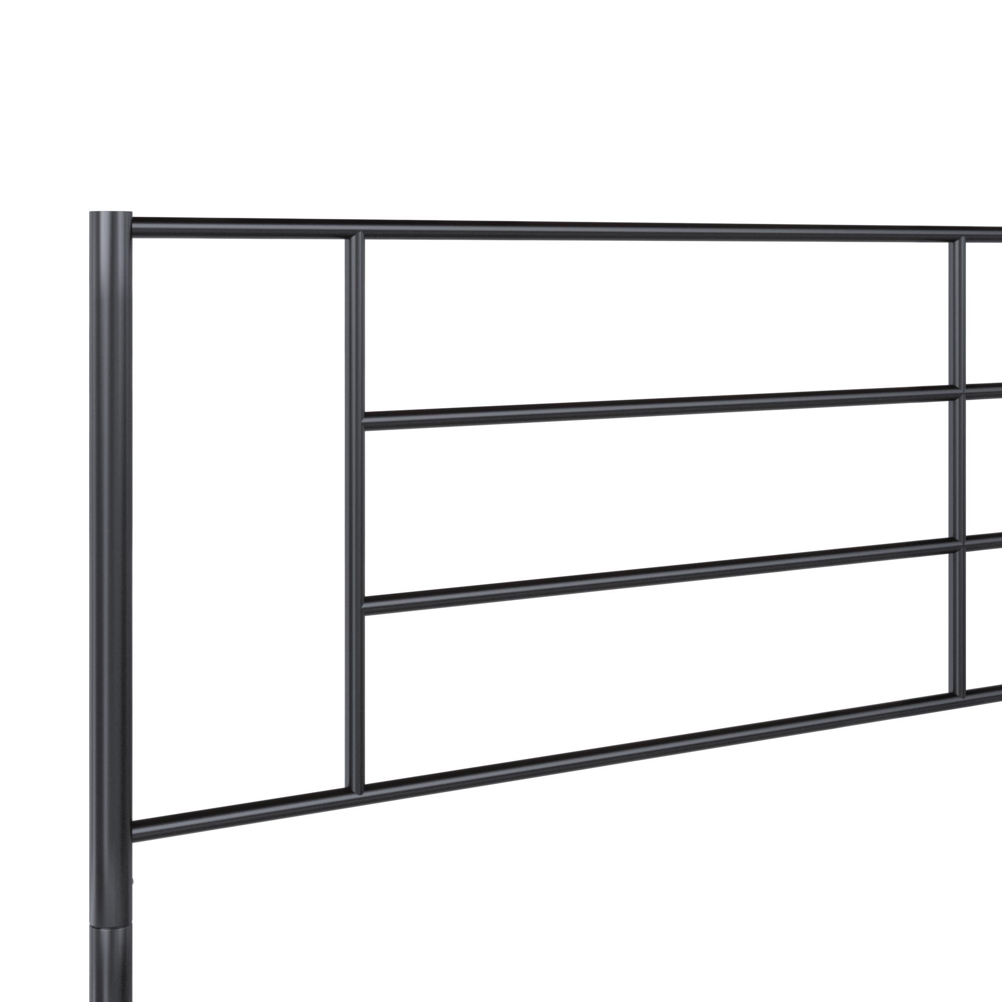 RealRooms Praxis Metal Bed - Black - King