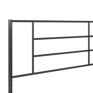 RealRooms Praxis Metal Bed - Black - King