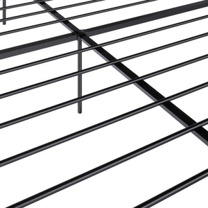 RealRooms Praxis Metal Bed - Black - King