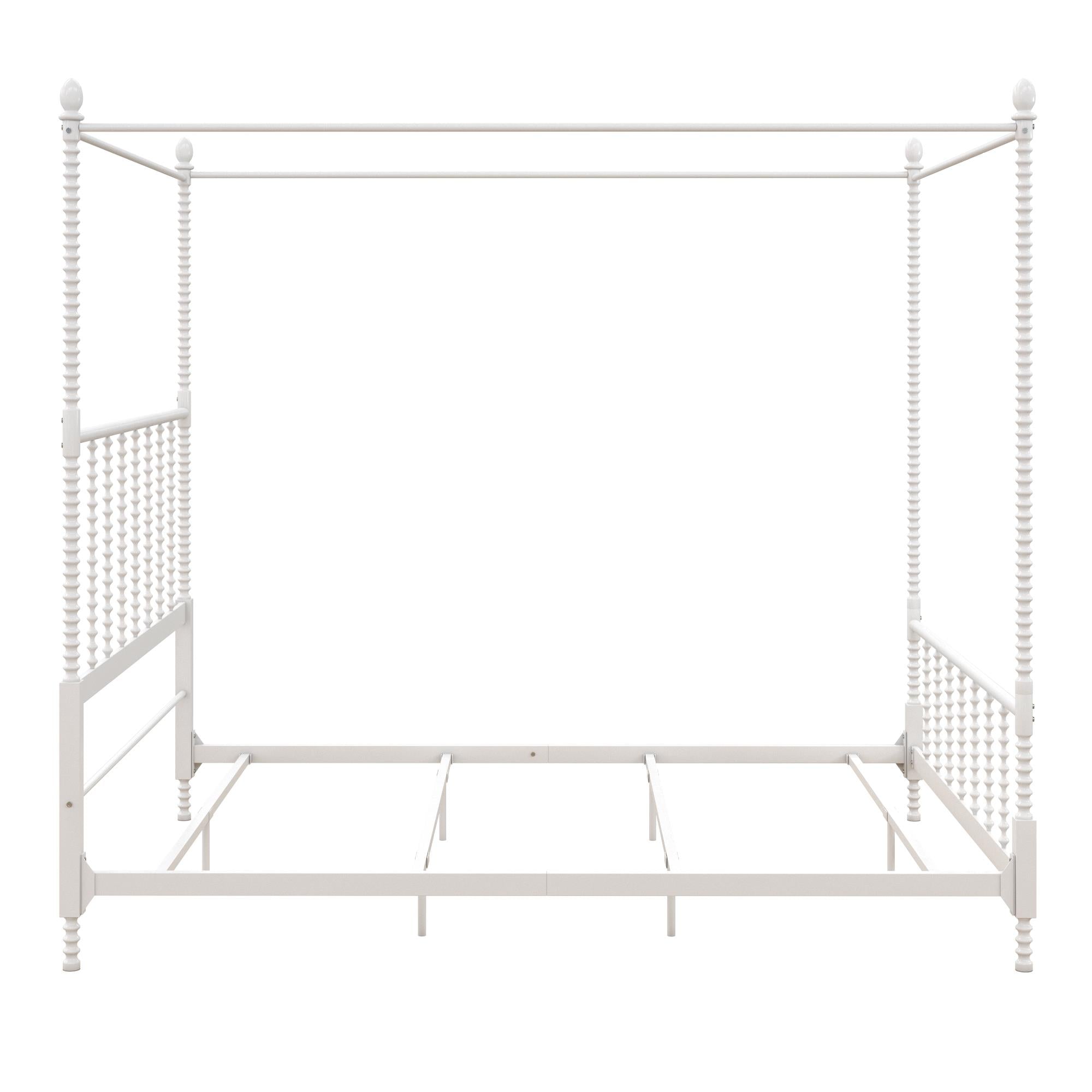DHP Jenny Lind Metal Canopy Bed Frame - White - Full