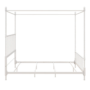 DHP Jenny Lind Metal Canopy Bed Frame - White - Full