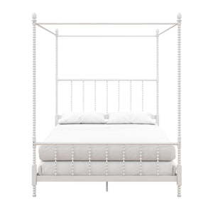 DHP Jenny Lind Metal Canopy Bed Frame - White - Full
