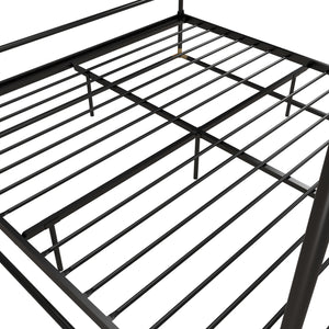 CosmoLiving Celeste Canopy Metal Bed - Black - King