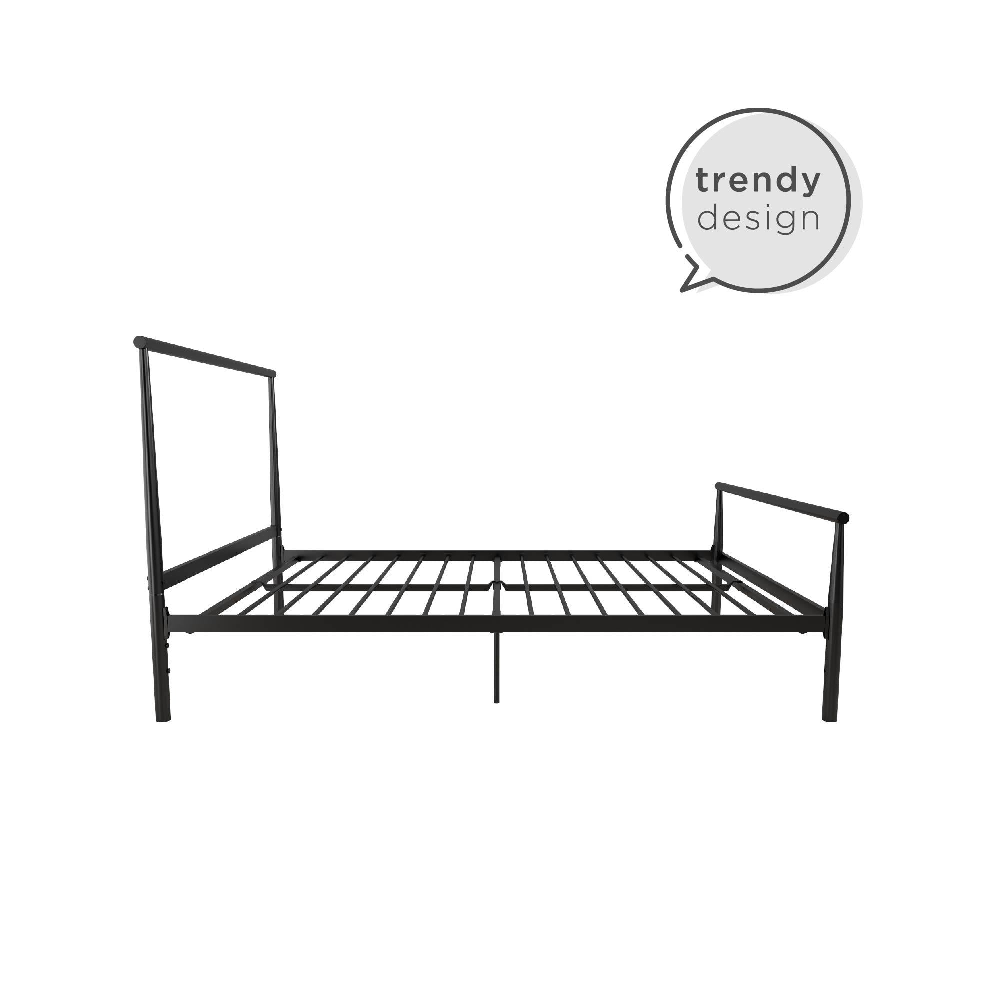 DHP Calixa Metal Bed - Black - Full