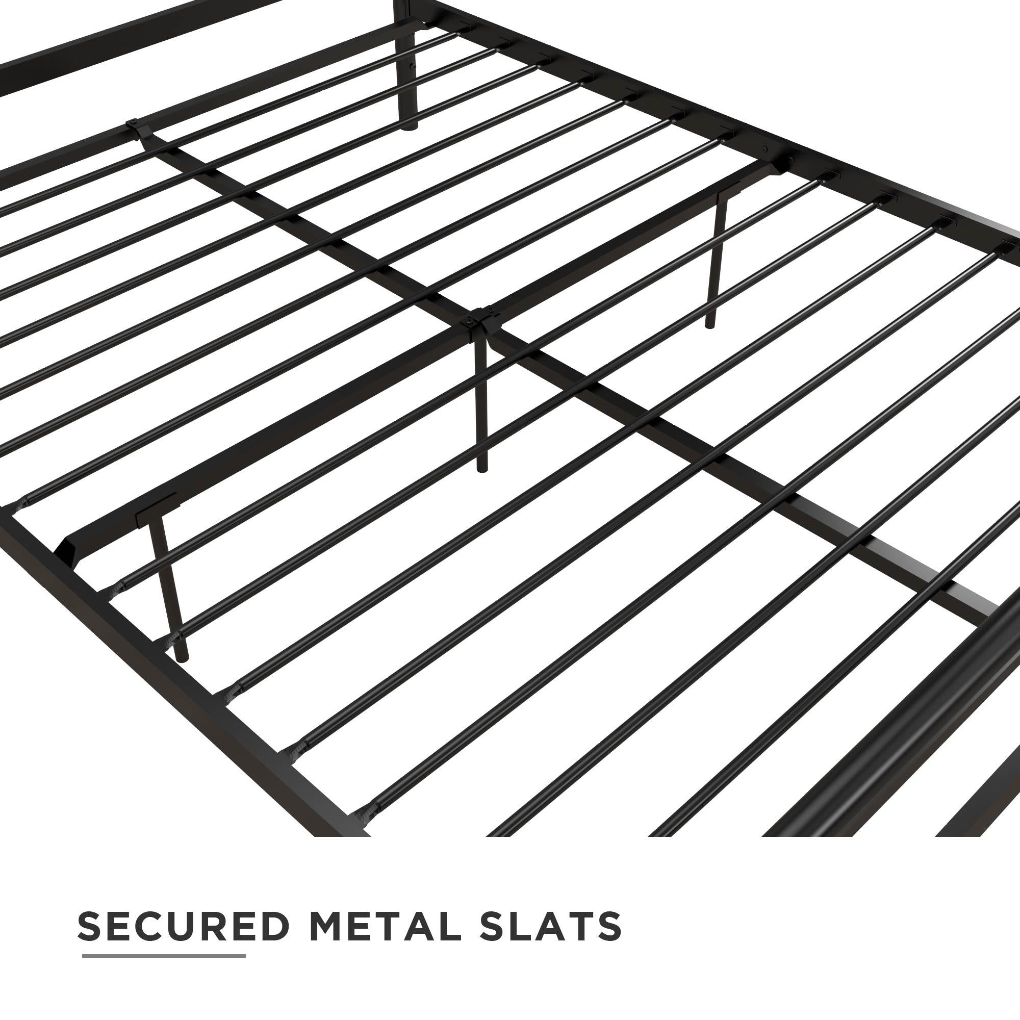 DHP Calixa Metal Bed - Black - Full