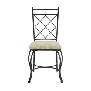 DHP Traditional 5-Piece Dining Set - Black / Beige