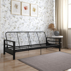DHP Miles Metal Futon Frame - Black