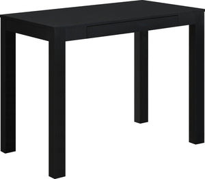 Ameriwood Home Parsons Computer Desk with Drawer - Black