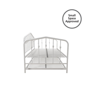 Novogratz Bushwick Metal Daybed & Trundle - White - Twin