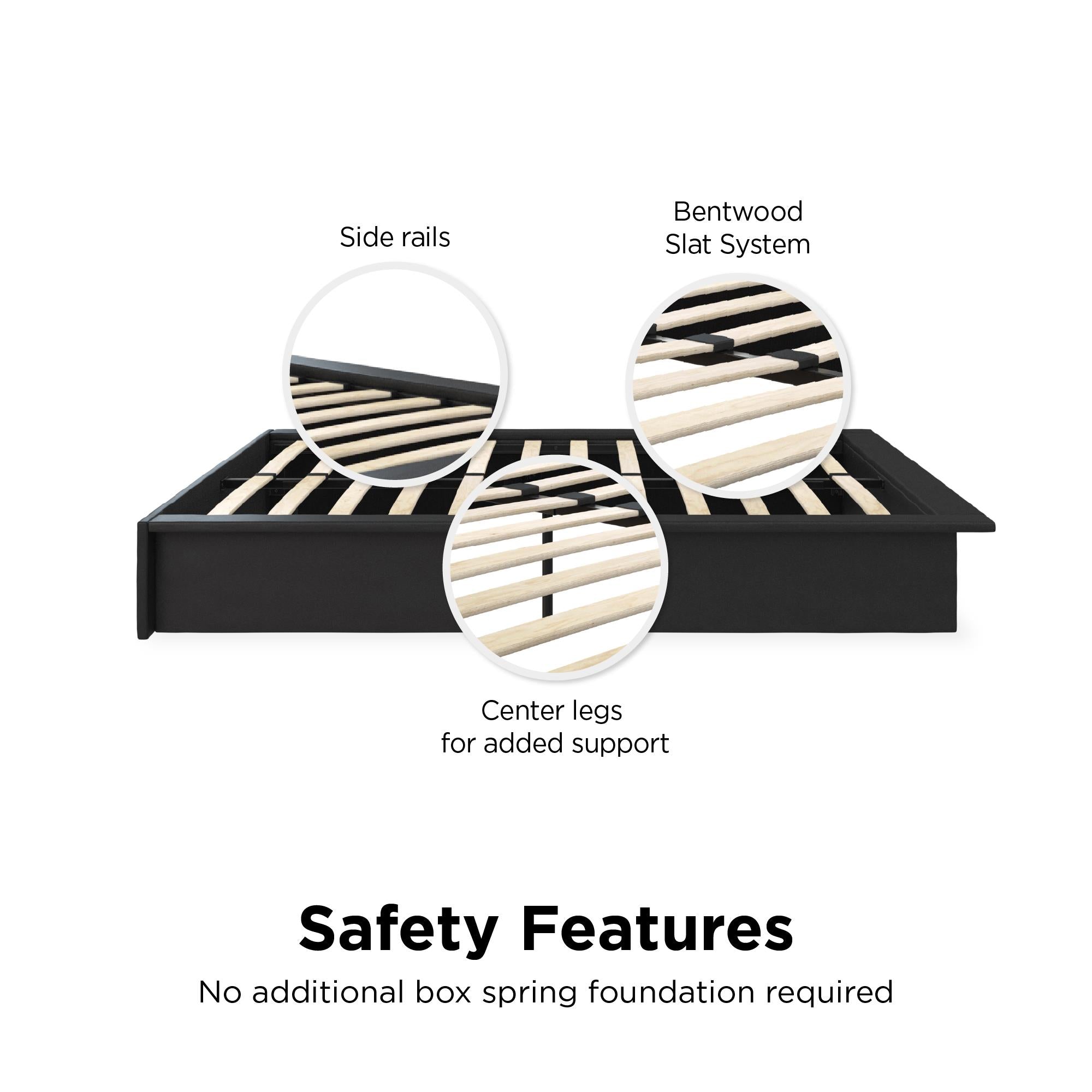 DHP Maven Bed Frame - Black - King