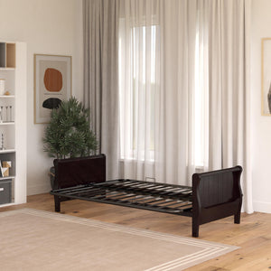 DHP Wood Arm Futon Frame - Espresso