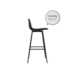 RealRooms Brandon Bar Stool - Black