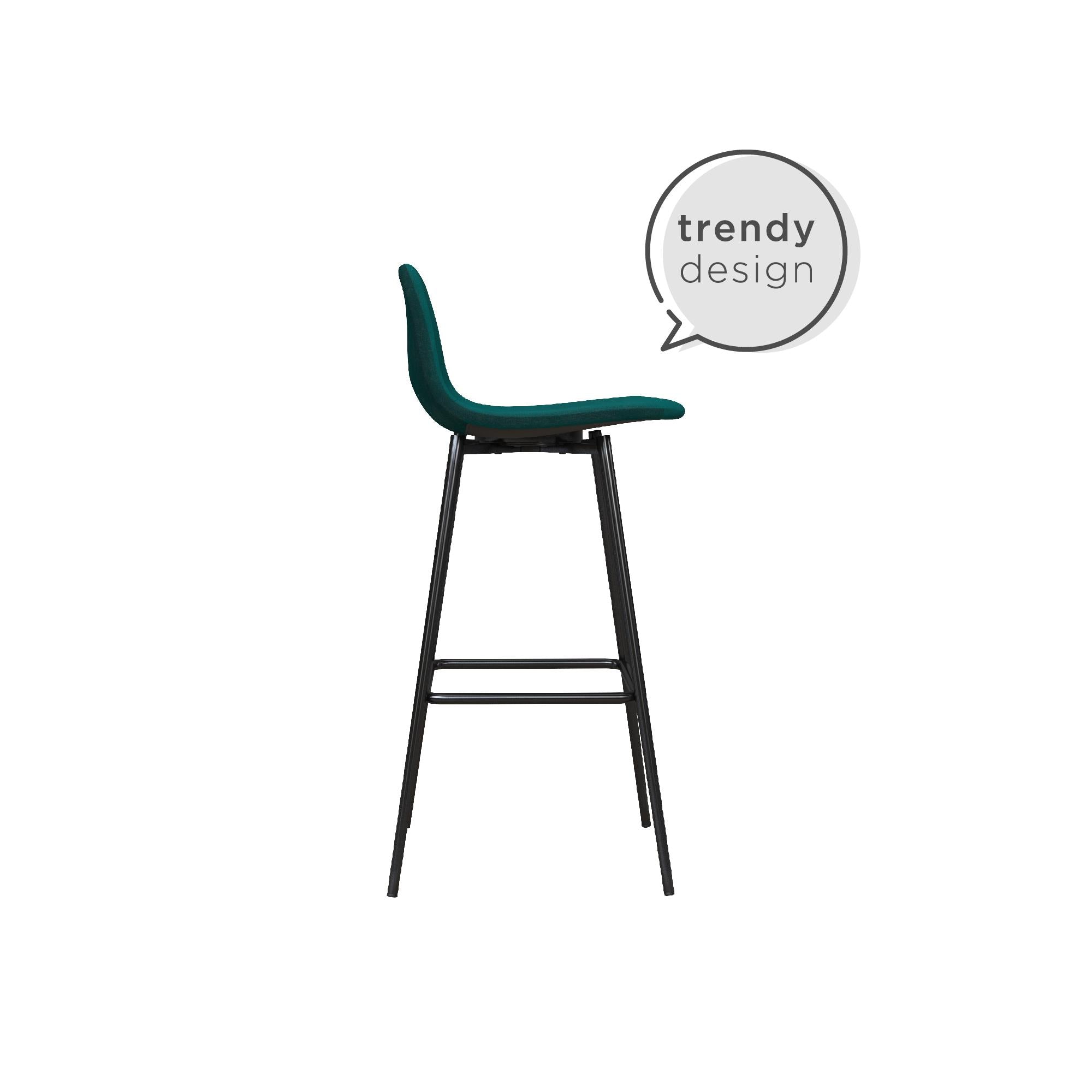 RealRooms Brandon Bar Stool - Green