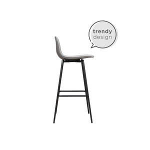 RealRooms Brandon Bar Stool - Gray