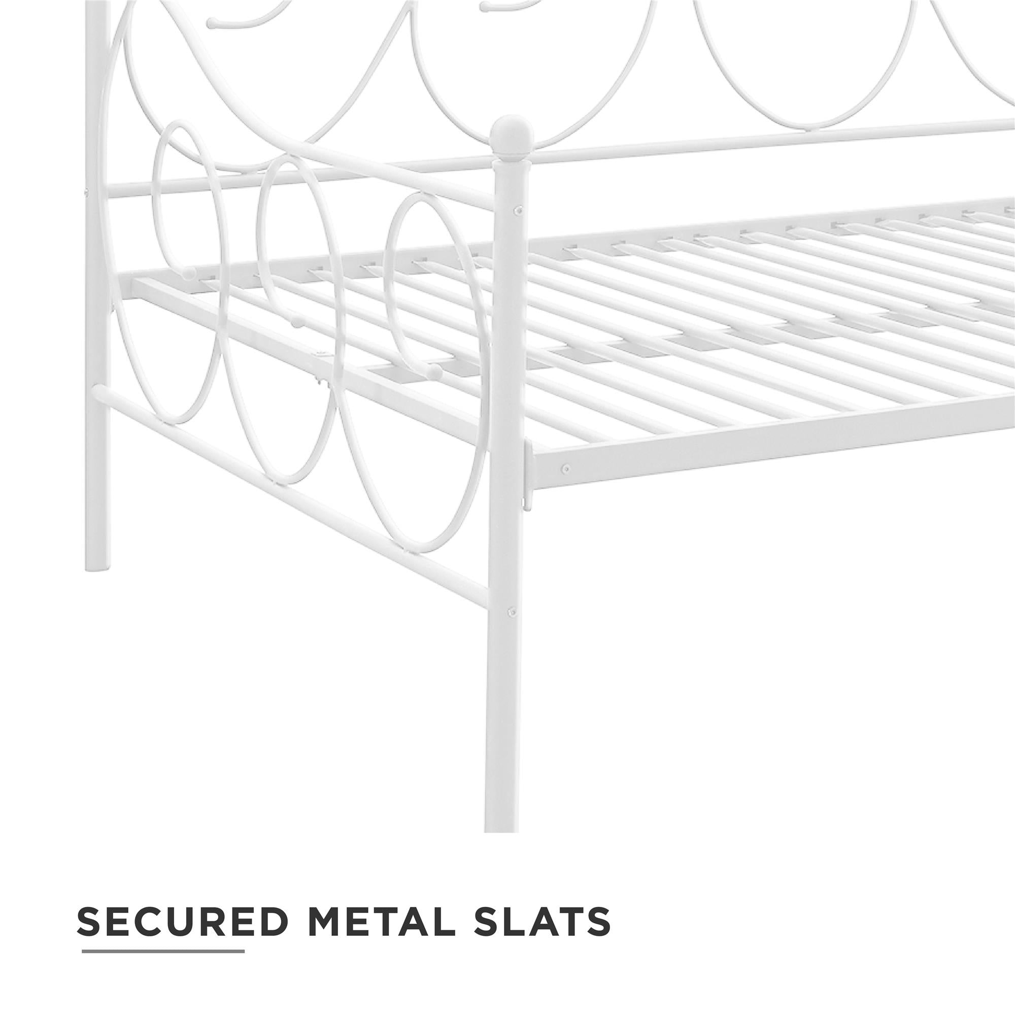 DHP Victoria Metal Daybed - White - Full