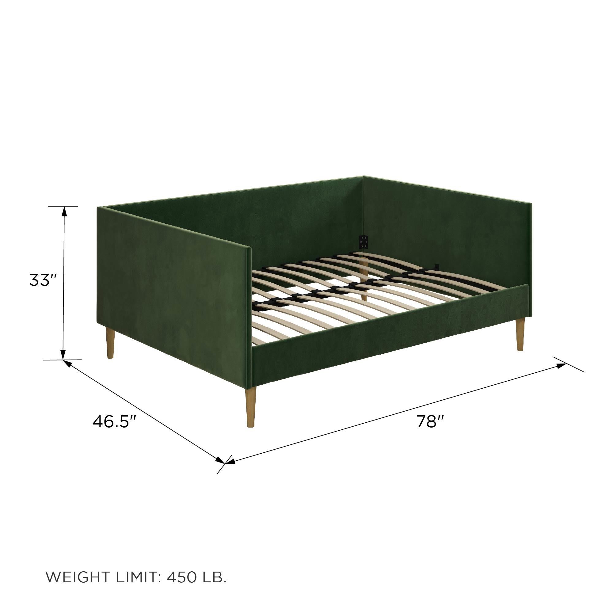 DHP Franklin Mid Century Daybed - Green - Full