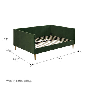 DHP Franklin Mid Century Daybed - Green - Full