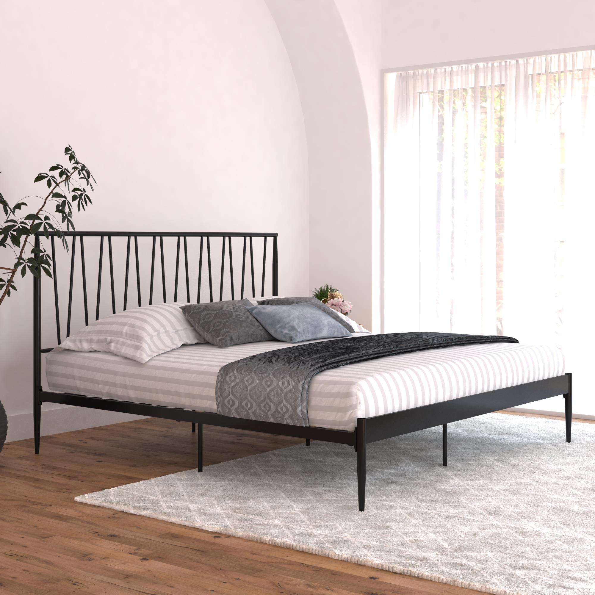 DHP Fairfax Metal Bed - Black - Queen
