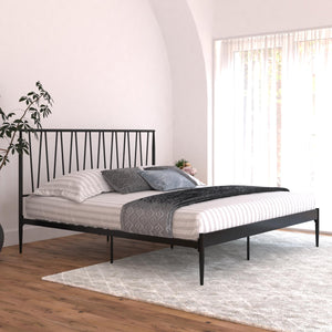 DHP Fairfax Metal Bed - Black - Queen