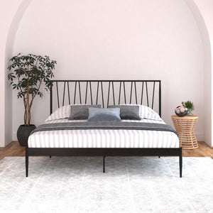 DHP Fairfax Metal Bed - Black - Queen