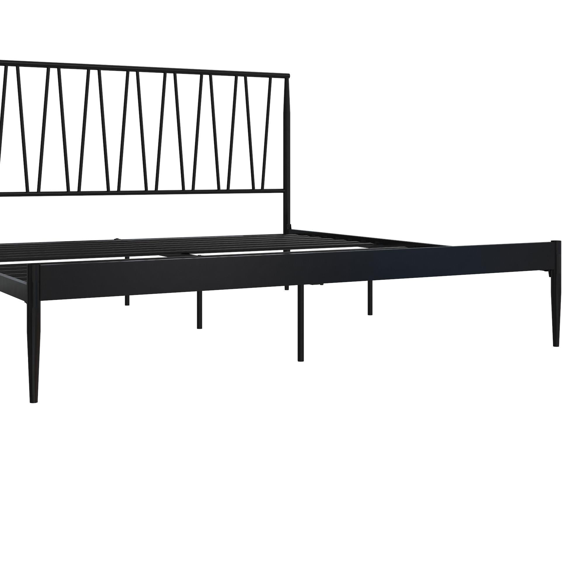 DHP Fairfax Metal Bed - Black - Queen