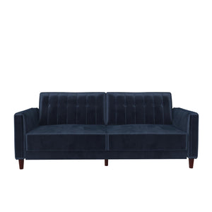 DHP Pin Tufted Futon Sofa Bed - Blue