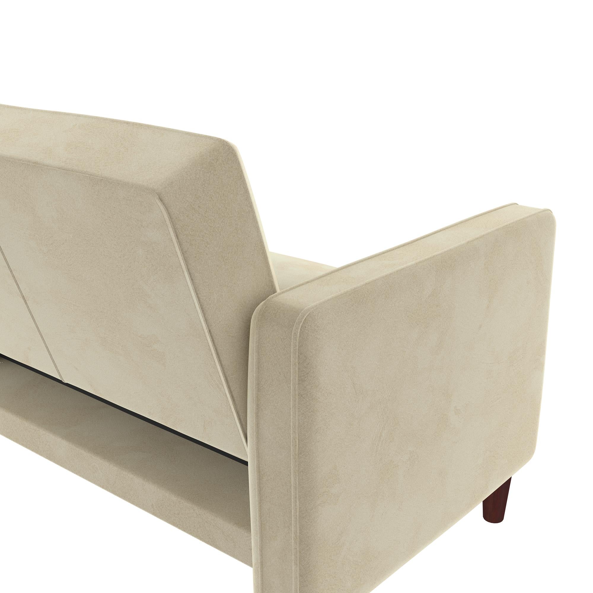 DHP Pin Tufted Futon Sofa Bed - Tan